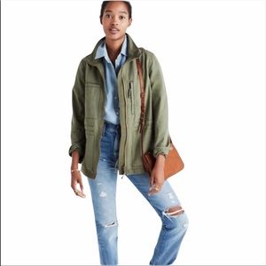 Madewell Hunter Green Fleet Utility Jacket Size XXS